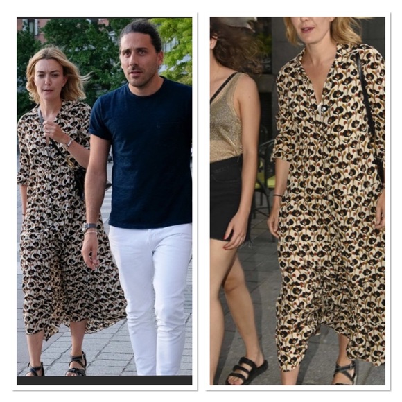 Zara printed dress bloggers favorite - Picture 6 of 8